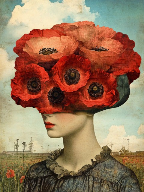 Facerose by Catrin Welz-Stein: Surreal Floral Art