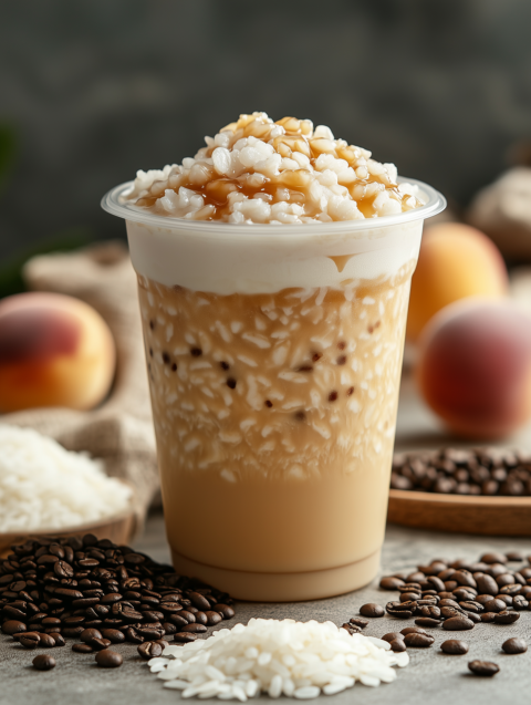 Creamy Rice Coffee Drink